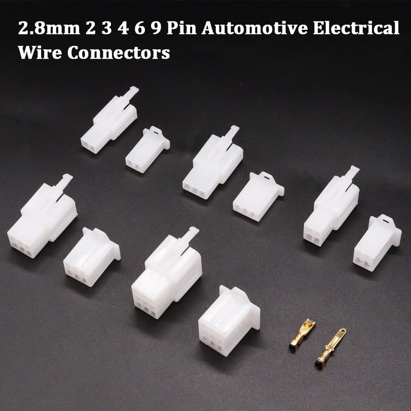 Seamaka 432pcs Automotive Electrical Wire Connectors Kit 2.8mm 2 3