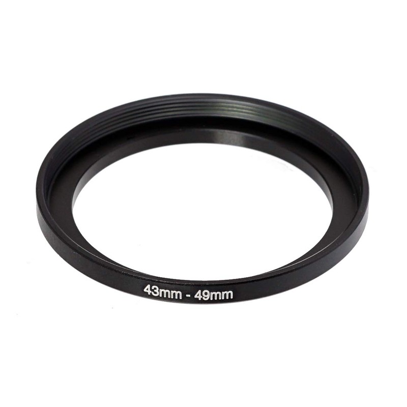 (2 Pcs) 43-49MM Step-Up Ring Adapter, 43mm to 49mm Step