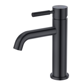 Faustina Washbasin Faucet Lavatory Faucet Single Lever Mixing Faucet for Washrooms, Laundry Rooms, Gardens, RVs, Schools, Hospitals, Black