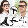 WEMOOTANTS Bifocal Reading Glasses 1.25 for Women Men Square Bifocals
