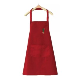 24x7 Mandil Delantal Con Bolsillo Cocina Hogar Diseño Minimalista