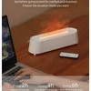 Fireplace Flame Diffuser by AlphaDesignLuxe, 200ml Cool Mist Ultrasonic Humidifier
