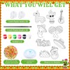 Pasimy 36 Sets Cinco De Mayo Suncatchers Craft Kits Mexican
