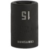 CRAFTSMAN Shallow Impact Socket, Metric, 1/2-Inch Drive, 15mm (CMMT15863)