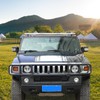PIUGILH Front Bumper Bezel Corner Cover Compatible with 2003-2009 Hummer