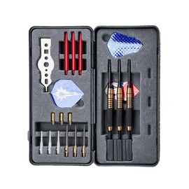 QuorlynxStr Darts Set Customizable Professional - Adjustable Weight (18g, 20g, 22g, 24g) with Interchangeable Flights, Shafts, and Portable Case - Perfect for Beginners and Advanced Players