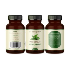 Pure Peppermint Extract for Baking and Flavoring - 4 OZ - Premium Quality Natural Flavors for Baked Goods, Desserts, & Cooking