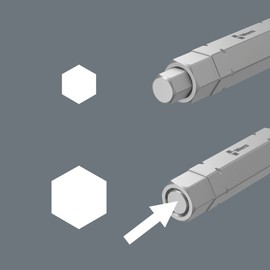 Wera - 05073201001-4-in-1 bit, 9506 SB 4-in-1 Bit 1, 3; 4; 5; 6 x 37 mm