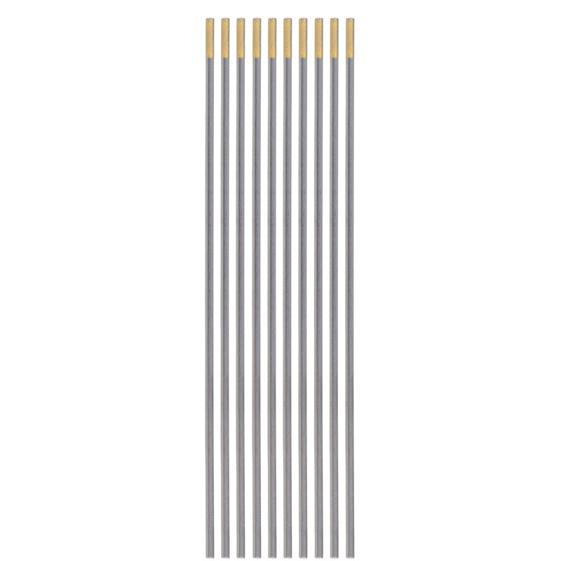 10Pcs TIG Welding Tungsten Electrode 3/32 X 6in Tungsten Needle