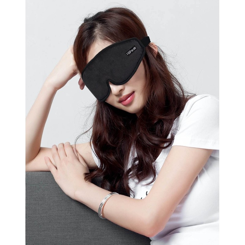 HiiPeak Eye Mask for Sleep, Comfortable Sleep, Breathable, 3D, Blocks