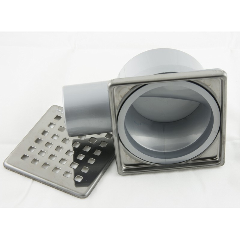 Floor Drain Shower Drain 100 x 100 mm Diameter 50