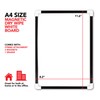 G4GADGET A4 Dry Wipe Magnetic Whiteboard Mini Office Notice Memo