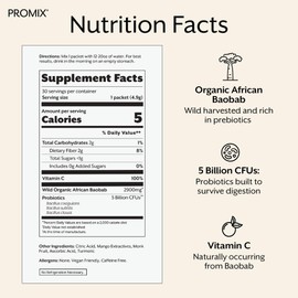 ProMix Nutrition Debloat Prebiotics and Probiotics Immune Support Supplement for Digestion, Cortisol Health, Gut Cleanse - Mango - 30 Servings (Pack of 30)