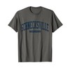 Schnecksville Pennsylvania PA College University Style Blue T-Shirt