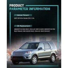 SELEAD A/C Compressor Clutch Fit for Acura RDX 2.3L 2007-2012,Fit for Honda CR-V 2.4L 2007-2014 with 7 Pulley Grooves