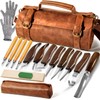 bellaDimora Wood Carving Kit 16-Piece, 8 Whittling Knives & 4