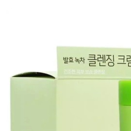 Kwailnara 녹차 클렌징 크림 300g 얼굴 세안제 메이크업 지우개 촉촉 보습 가정용 Green Tea Cleansing Cream 300g Face Wash Makeup Remover Moisturizing Home Use