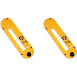 (2 Pack) Replacement Dado Insert Compatible with DeWalt 10" Table Saws - Replaces Part DWE7402DI - Yellow Composite Accessories