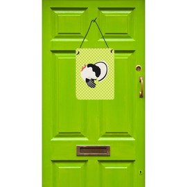 Caroline's Treasures BB7814DS1216 Royal Palm Turkey Green Wall or Door Hanging Prints Aluminum Metal Sign Kitchen Wall Bar Bathroom Plaque Home Decor Front Door Plaque, 12x16, Multicolor