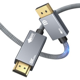 4K@240Hz DisplayPort to HDMI Cable Unidirectional Active DP1.4 to HDMI 2.1