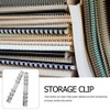 Operitacx Pack of 6 Metal A6 Notebook 6 Ring Binder