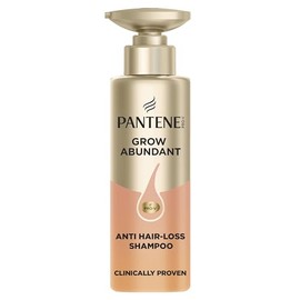 Pantene Grow Abundant Anti Hair Loss Shampoo 290ml for Stronger, Longer, Denser Hair in 8 Weeks, Strengthens Anchorage and Improves Hair Resilience, With 900mg Pro-Vitamin Complex & Niacinamide