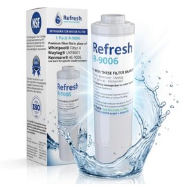 Refresh R-9006 Filtro de agua de repuesto para refrigerador UFK8001 / WF295 / WSM-2