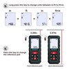 70 m Laser Rangefinder with Phone App, MiLESEEY Laser Meter