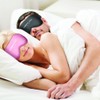 Kenneth Cole Satin Eye Mask with Elastic Band - Blocks