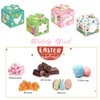 12pcs Easter Treat Boxes, Easter Gift Candy Boxes Bunny Paper