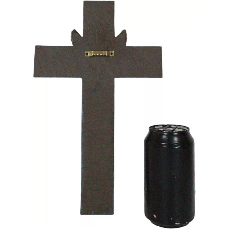 USA Air Force Bald Eagle Emblem Blue Memorial Wall Cross,