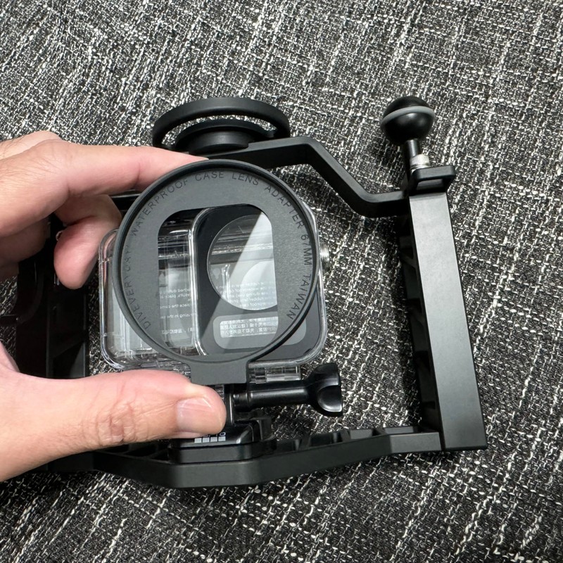 Original Waterproof Case Compatible with DJI Action M67 Lens Adapter