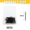 50-Piece Metal Picture Frame Hangers – Hooks & Brackets for