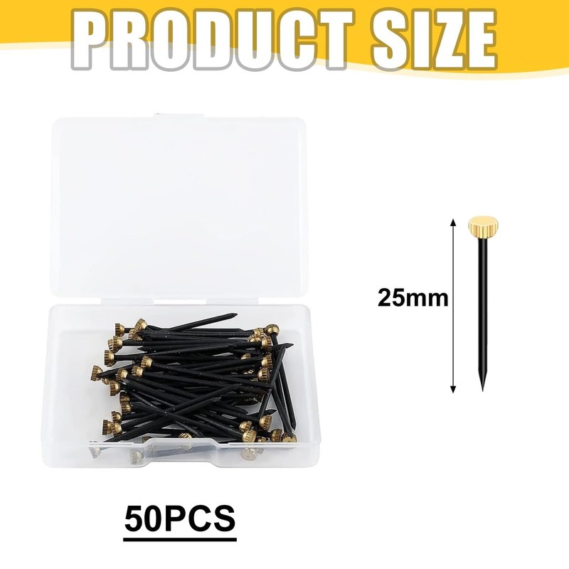 50-Piece Metal Picture Frame Hangers – Hooks & Brackets for