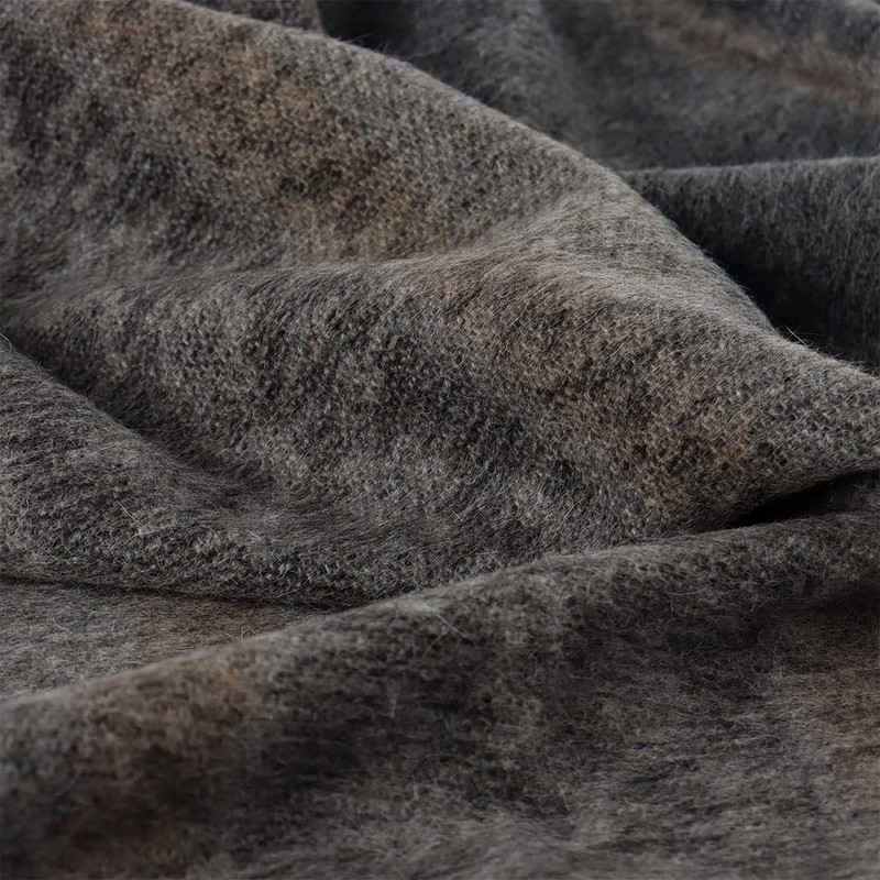 Alpaca Wool Blanket Throw Cherokee Design for Bed Couch Sofa
