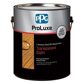 1 Gal ProLuxe SIK41077 Cedar 1 Primary Coat RE Reduced Emissions Premium Exterior Wood Finish Basecoat, Transparent Satin