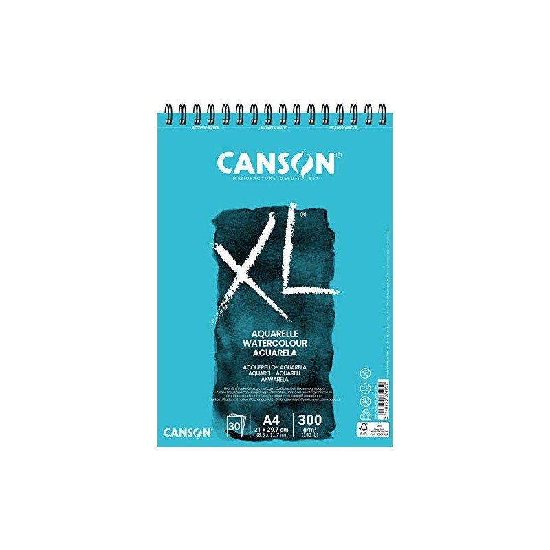 Canson XL® Watercolour Pad, blue, A4