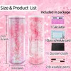 NBX NewmeBox Multifunctional Pencil Case with Quicksand, Calculator, Mirror, Clear