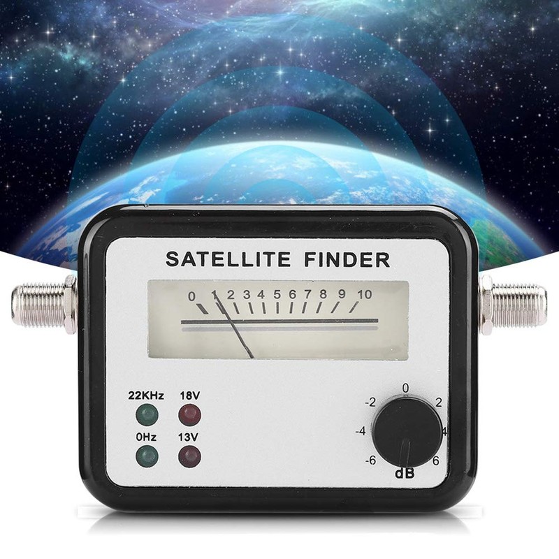 Portable Signal Strength Meter, Satellite Finder, Digital Satellite Distance Meter