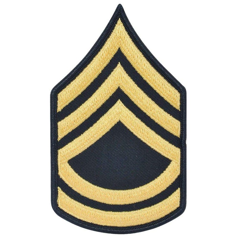 Army Sergeant First Class SFC E7 Cloth Rank for ASU