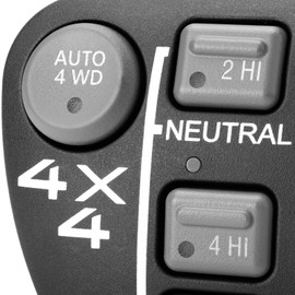 Four Wheel Drive Selector Switch for 1998-2005 Chevy Blazer 1998-2004 S10 Pickup, 1998-2001 GMC Jimmy 1998-2004 Sonoma, 1998-2001 Oldsmobil Bravada 4x4 Transfer Case Button 15708958 19244092 SW2170