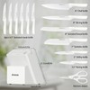 15-Piece Kitchen Knife Set with Block and Sharpener Dishwasher Safe