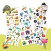 100 metallic tattoos for sticking, skin-friendly children's tattoos, digger and