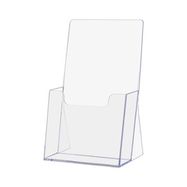 Marketing Holders 4"W Brochure Holder Trifold Pamphlet Maps Menu Pack of 2 Organizer Counter Top Display Booklets Slot Printed Literature Flyer Visibility Sturdy