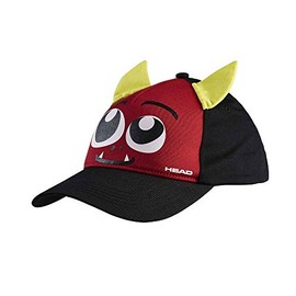 HEAD Unisex Youth Cap Monster Tennis Black / Red One Size