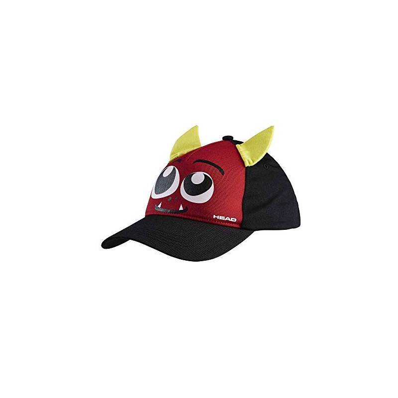 HEAD Unisex Youth Cap Monster Tennis Black / Red One