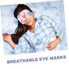 IWOWHERO 4pcs Portable Sleeping Eye Masks Lightweight Breathable Eye Covers
