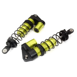 For Traxxas Precision Green CNC Machined Piggyback Shocks Pair for Traxxas 1/10 Maxx 4S