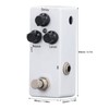 Guitar Delay Pedal Aluminum Alloy LED Indicator 3 Knobs Control