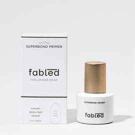 FABLED Nail Superbond Primer, for Gel Polish, HEMA Free, 20+ Days Long Lasting, 12ml